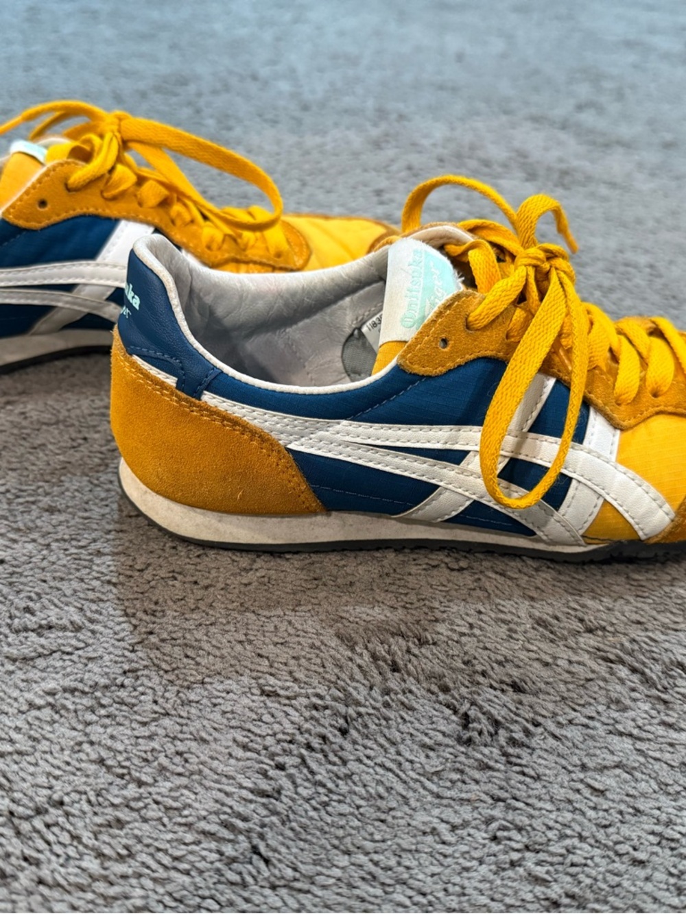 Onitsuka Tiger by Asics Yellow and Blue Sneakers Serrano